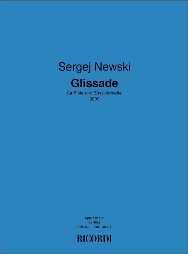 Glissade für Flöte und Bassklarinette